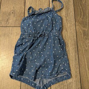 Cat & Jack Girls Star Romper 3T